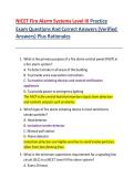 NICET Fire Alarm Systems Level III Practice Exam Questions with Verified Answers and Rationales