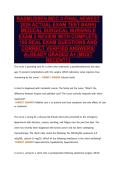 RASMUSSEN MDC II FINAL NEWEST&NewLine;2026 ACTUAL EXAM TEST BANK&vert;&NewLine;MEDICAL SURGICAL NURSING II&NewLine;EXAM 2 REVIEW WITH COMPLETE&NewLine;100 REAL EXAM QUESTIONS AND&NewLine;CORRECT VERIFIED ANSWERS&sol;&NewLine;ALREADY GRADED A&plus; &lpar;MOST&NewLine;RECENT&excl;&excl;&rpar;