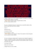 MDC II EXAM 2 NEWEST 2026&NewLine;ACTUAL EXAM TEST BANK&vert; MEDICAL&NewLine;SURGICAL NURSING II EXAM 2&NewLine;REVIEW WITH COMPLETE 80 REAL&NewLine;EXAM QUESTIONS AND CORRECT&NewLine;VERIFIED ANSWERS&sol; ALREADY&NewLine;GRADED A&plus; &lpar;MOST RECENT&excl;&excl;&rpar;