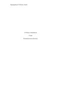 WGU C792 Task 1 Part B Running Head 2025 Update with complete solutions&period;&NewLine;
