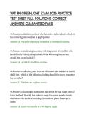 VATI RN GREENLIGHT EXAM 2026 PRACTICE&NewLine;TEST SHEET FULL SOLUTIONS CORRECT&NewLine;ANSWERS GUARANTEED PASS