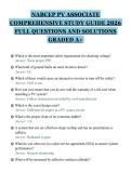 NABCEP PV ASSOCIATE&NewLine;COMPREHENSIVE STUDY GUIDE 2026&NewLine;FULL QUESTIONS AND SOLUTIONS&NewLine;GRADED A&plus;&NewLine;