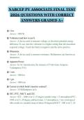 NABCEP PV ASSOCIATE FINAL TEST&NewLine;2026 QUESTIONS WITH CORRECT&NewLine;ANSWERS GRADED A&plus;&NewLine;