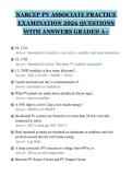 NABCEP PV ASSOCIATE PRACTICE&NewLine;EXAMINATION 2026 QUESTIONS&NewLine;WITH ANSWERS GRADED A&plus;&NewLine;