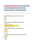 Louisiana Horticulture Test Study Guide &ndash; 100 Practice Questions and Answers