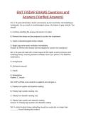 EMT FISDAP EXAMS Questions and Answers &lpar;Verified Answers&rpar; &lpar;2026&sol;2027&rpar;