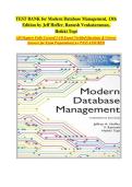 Modern Database Management&comma; 13th Edition&colon; Comprehensive Database Management Course &vert; Practice Questions&comma; True&sol;False Exercises&comma; and Exam Prep Material