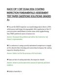 NACE CIP 1 CBT EXAM 2026 COATING&NewLine;INSPECTION FUNDAMENTALS ASSESSMENT&NewLine;TEST PAPER QUESTIONS SOLUTIONS GRADED&NewLine;A&plus;