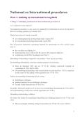 College aantekeningen Nationaal en Internationaal Procederen &vert; EUR &vert; 2025&sol;26