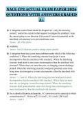 NACE CP2 ACTUAL EXAM PAPER 2026&NewLine;QUESTIONS WITH ANSWERS GRADED&NewLine;A&plus;&NewLine;