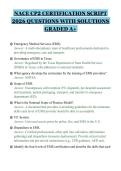 NACE CP2 CERTIFICATION SCRIPT&NewLine;2026 QUESTIONS WITH SOLUTIONS&NewLine;GRADED A&plus;&NewLine;