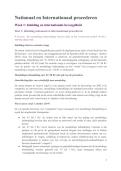 Samenvatting literatuur Nationaal en Internationaal Procederen &vert; EUR &vert; 2025&sol;26