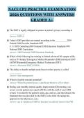 NACE CP2 PRACTICE EXAMINATION&NewLine;2026 QUESTIONS WITH ANSWERS&NewLine;GRADED A&plus;