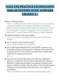 NACE CP2 PRACTICE EXAMINATION&NewLine;2026 QUESTIONS WITH ANSWERS&NewLine;GRADED A&plus;