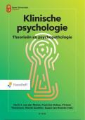 Klinische Psychologie 1a &lpar;PB3002&rpar; &vert; Samenvatting&colon; overzichtstabellen&comma; markering na tentamen
