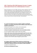 MDC 3 Final Exam 2026 Rasmussen University Complete Study Guide & Practice Test&colon; Verified Questions & Answers