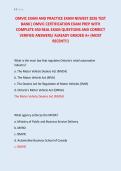 OMVIC EXAM AND PRACTICE EXAM NEWEST 2026 TEST &NewLine;BANK&vert; OMVIC CERTIFICATION EXAM PREP WITH &NewLine;COMPLETE 450 REAL EXAM QUESTIONS AND CORRECT &NewLine;VERIFIED ANSWERS&sol; ALREADY GRADED A&plus; &lpar;MOST &NewLine;RECENT&excl;&excl;&rpar;