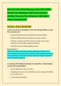 New York Site Safety Manager Exam &lpar;NYC DOB&rpar; &ndash; &NewLine;Practice Test Questions And Correct Answers &NewLine;&lpar;Verified Answers&rpar; Plus Rationales 2026 Q&A &vert; &NewLine;Instant Download Pdf