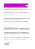CCHP&colon; Standards for Health Services in Jails &lpar;Everything You Need for CCHP Exam&rpar; With Correct Answers&period; 