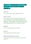 NACE CP 2 COMPREHENSIVE TEST PAPER&NewLine;QUESTIONS AND ANSWERS VERIFIED&NewLine;GRADED A&plus;