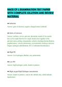 NACE CP 2 EXAMINATION TEST PAPER&NewLine;WITH COMPLETE SOLUTION AND REVIEW&NewLine;MATERIAL&NewLine;