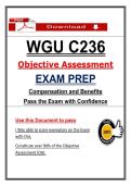 C236 Objective Assessment &ndash; Compensation and Benefits &ndash; &lpar;2026&rpar; Actual Questions & Answers &lpar;WGU&rpar; 100&percnt; Guarantee Pass