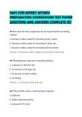 NAFI CFEI EXPERT WITNESS&NewLine;PREPARATION COURSEWORK TEST PAPER&NewLine;QUESTIONS AND ANSWERS COMPLETE SET&NewLine;