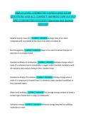 AQA A LEVEL CHEMISTRY PAPER 2 &lpar;2025&rpar; EXAM QUESTIONS AND ALL CORRECT ANSWERS 100&percnt; SOLVED AND GUARANTEED SUCCESS&excl;&excl; Questions And Answers 2025&sol;2026