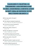 NAGELHOUT CHAPTER 15&colon;&NewLine;CHEMISTRY AND PHYSICS FOR&NewLine;NURSE ANESTHESIA CERTIFICATION&NewLine;SCRIPT 2026 QUESTIONS WITH&NewLine;SOLUTIONS GRADED A&plus;&NewLine;