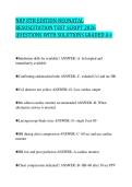 NRP 8TH EDITION NEONATAL&NewLine;RESUSCITATION TEST SCRIPT 2026&NewLine;QUESTIONS WITH SOLUTIONS GRADED A&plus;