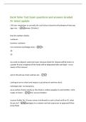 Bank Teller Test Exam questions and answers Graded&NewLine;A&plus; latest update&NewLine;CSR role- remember to use only the cash in&sol;out tickets for the drawers &num; that you&NewLine;sign into &colon; -drawer 2&sol;ticket 2&NewLine;fees for cashiers 