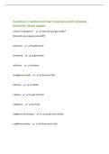 Aut&eacute;ntico 2 Cap&iacute;tulo 2A Exam Questions with Complete&NewLine;Solutions &vert;latest update&NewLine;&iquest;C&oacute;mo te preparas&quest; - How do you get ready&quest;&NewLine;&lpar;How do you prepare yourself&quest;&rpar;&NewLine;aburrirse - to get bored&NewLine;acostarse - to go to b