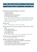 NAIC 390 PRACTICE EXAMINATION 2026&NewLine;QUESTIONS WITH ANSWERS GRADED A&plus;