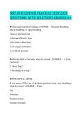 NRP 8TH EDITION PRACTICE TEST 2026&NewLine;QUESTIONS WITH SOLUTIONS GRADED A&plus;