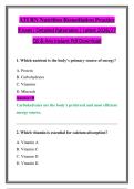 ATI RN Nutrition Remediation Practice &NewLine;Exam &vert; Detailed Rationales &vert; Latest 2026&sol;27 &NewLine;QS & Ans Instant Pdf Download