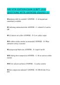 NRP 8TH EDITION EXAM SCRIPT 2026&NewLine;QUESTIONS WITH ANSWERS GRADED A&plus;