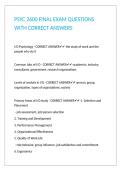 PSYC 2600 FINAL EXAM QUESTIONS WITH CORRECT ANSWERS