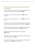 BECC MOD 1 Exam questions and answers Graded A&plus;&NewLine;latest update&NewLine;Personnel Qualification Standards sets a minimum level of knowledge and skill&NewLine;that must be attained to qualify for a watchstation -True&NewLine;Who updates an