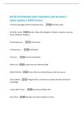 BA 20 Final Review Exam Questions and Answers &vert;&NewLine;latest Update &vert; 100&percnt; Correct&period;&NewLine;Criminal Law began with the common laws&period;&period;&period; -Mr & Mrs Lamb&NewLine;Mr & Mrs Lamb -Murder&comma; Rape&comma; Manslaughter&comma; Robbery&comma; Sodomy&comma; Larceny&comma;&NewLine;Arson&comma; Mayhem&comma; Burglary&NewLine;Penal Codes are&period;&period;&period; -C