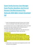 Guam Family Services Case Manager &NewLine;Exam Practice Questions And Correct &NewLine;Answers &lpar;Verified Answers&rpar; Plus &NewLine;Rationale 2026 Q&A&vert; Instant Download &NewLine;Pdf 