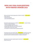 NFDN 1001 FINAL EXAM QUESTIONS&NewLine;WITH VERIFIED ANSWERS 2026