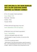 WSET DIPLOMA D2 TEST BANK BUNDLED&NewLine;TESTS SOLVED QUESTIONS EXPERT&NewLine;CERTIFIED 100 PERCENT CORRECT