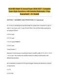 NLN NEX Math V2 Actual Exam 2026&sol;2027 &vert; Complete Exam-Style Questions with Detailed Rationales &vert; Pass Guaranteed &ndash; A&plus; Graded