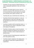 Crypto Study Guide 2 - Verified Questions and Answers - A&plus; Guaranteed - Guaranteed Success Comprehensive Exam Prep