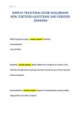 NIMS IS-700&period;B FINAL EXAM 2026&vert;BRAND&NewLine;NEW CERTIFIED QUESTIONS AND VERIFIED&NewLine;ANSWERS&NewLine;