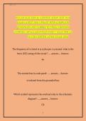 NCCER ELECTRICAL CERTIFICATION TEST 2026 &NewLine;EXAM LATEST 2026 UPDATE WITH COMPLETE &NewLine;QUESTIONS AND CORRECTLY WELL DEFINED &NewLine;ANSWERS 100&percnt;GUARANTEED PASS&excl;&excl;&excl; &lpar;ELECTRICAL &NewLine;NCCER CERTIFICATION EXAM 2026&rpar; 
