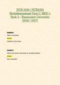 NUR 2356 &sol; NUR2356 Multidimensional Care I &sol; MDC 1&colon; Book 1&comma; 2 & 3 BUNDLE Package &lpar;2026 &sol; 2027&rpar; - Rasmussen University