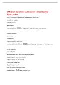 CAN Exam Questions and Answers &vert; latest Update &vert;&NewLine;100&percnt; Correct&period;&NewLine;knock on door and identify self and what you plan to do&NewLine;identify the resident&NewLine;provide privacy&NewLine;wash hands&NewLine;maintain safety -