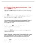 CCNY Anthro 101 Exam Questions and Answers &vert; latest&NewLine;Update &vert; 100&percnt; Correct&period;&NewLine;anthropology -the study of human nature&comma; human society&comma; and the human&NewLine;past&NewLine;holism -a characteristic of the anthropological perspective that describes&comma;&NewLine;at the highest and most 