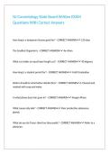 NJ Cosmetology State Board Written EXAM Questions With Correct Answers 